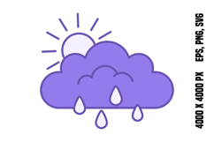 Colored Weather Icon Product Image 1