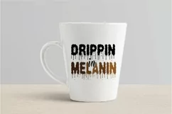 Drippin in Melanin SVG Black Lives Matter SVG PNG EPS DXF Product Image 6