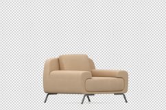 Isometric Arm Chair 3D isolated render Product Image 1