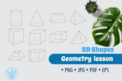 3D Geometric Shapes Product Image 1