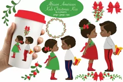 African American Christmas Kiss Kids - Mistletoe Product Image 3