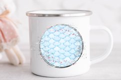 Mermaid Patters in Digital Papers and Frame Elements Product Image 2