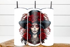 3d halloween tumbler wrap bundle / gothic illustrations PNG Product Image 9