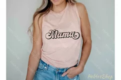 Mama SVG, Mother's Day SVG, Retro SVG Product Image 1