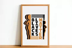 Black Lives Matter SVG PNG EPS DXF Black Woman SVG Cut Files Product Image 11