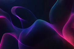 Blue Wave Particles Background Wallpaper Product Image 1