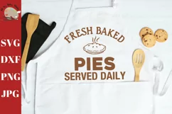 Fresh Baked Pies Served Daily Wall Print Farmhouse sign SVG Product Image 1