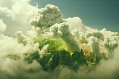 Suffocating Toxic cloud. Generate Ai Product Image 1