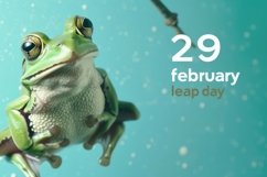 Leap Day Background Wallpaper Product Image 1