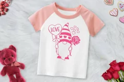 Valentine Gnome Svg Valentine Svg Gnome Svg Product Image 2