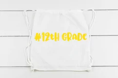 #12th Grade SVG Cut File - Back to School DXF EPS PNG JPG Product Image 4