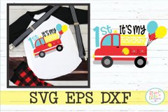 First Birthday Firetruck Product Image 1