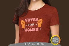 Votes for Women Hand Lettering SVG Product Image 1