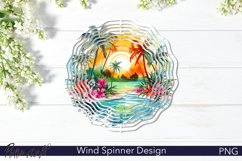 Beach Lover Wind Spinner | Beach Vibes Design Product Image 1