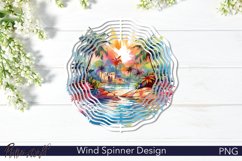 Tropical Wind Spinner | Vacation Design Product Image 1