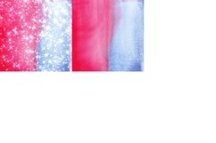 Beach And Sea Waves Watercolor Digital Papers Glitter Product Image 5