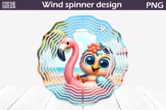 Funny Bird Tropical Wind Spinner | Summer Wind Spinner Product Image 1