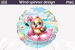 Funny Bird Tropical Wind Spinner | Summer Wind Spinner Product Image 1