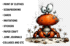 Beach Animals Clipart PNG Product Image 2