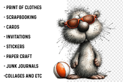 Beach Animals Clipart PNG Product Image 2