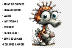 Beach Animals Clipart PNG Product Image 2