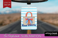 Beach Bag Nautical Air Freshener PNG Sea Quotes PNG Product Image 1