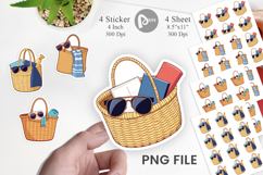 Beach Bag Sticker Product Image 1