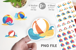 Beach Ball Sticker Product Image 1