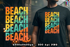 Beach Beach Beach Design PNG File