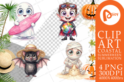 Beach Boo Bash Summerween Sublimation Product Image 1