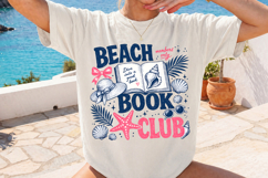 Beach Book Club PNG, Preppy Summer trendy Book Design Product Image 3