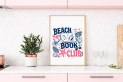 Beach Book Club PNG, Preppy Summer trendy Book Design Product Image 2