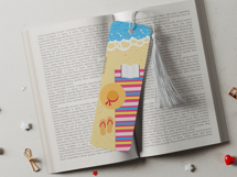 Summer Bookmark SVG PNG Bundle, Bookish Beach SVG, Vacation Product Image 2
