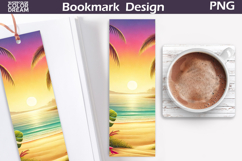Tropical Beach Bookmark | Summer Beach Bookmark Product Image 1