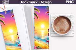 Tropical Beach Bookmark | Summer Beach Bookmark Product Image 1