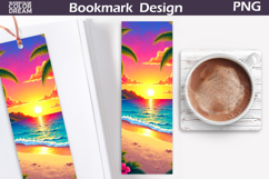 Tropical Beach Bookmark | Summer Beach Bookmark Product Image 1