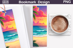 Tropical Beach Bookmark | Summer Beach Bookmark Product Image 1