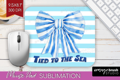 Beach Bow Nautical Mouse Pad Sublimation Sea Quotes Mousepad Product Image 1