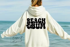 Beach Bum SVG - Retro Summer Shirt SVG - Hawaiian Flower Product Image 3