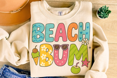 Beach Bum PNG, Preppy Summer PNG, Summer Vibes, Beach PNG Product Image 2