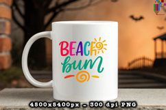 Beach Bum Summer PNG File