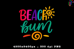 Beach Bum Summer PNG File