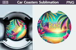 Big Bundle Car Coaster | Round Coaster Sublimation Product Image 3