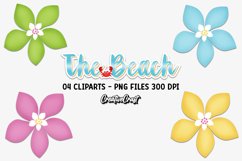 Beach Clip Art, summer clipart graphic, beach illustration Product Image 1