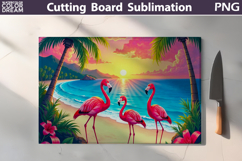Beach Cutting Board | Tropical Summer Cutting Board Product Image 2