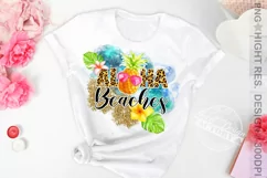 Aloha beaches png, tropical sublimation design Product Image 3