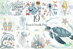 Beach Doodle Png Product Image 1