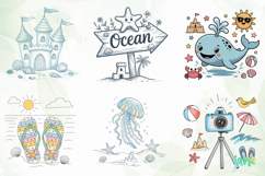 Beach Doodle Png Product Image 4