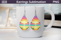 Beach Teardrop Earrings | Sea Earrings Product Image 1