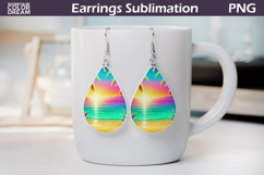 Beach Teardrop Earrings | Sea Earrings Product Image 1